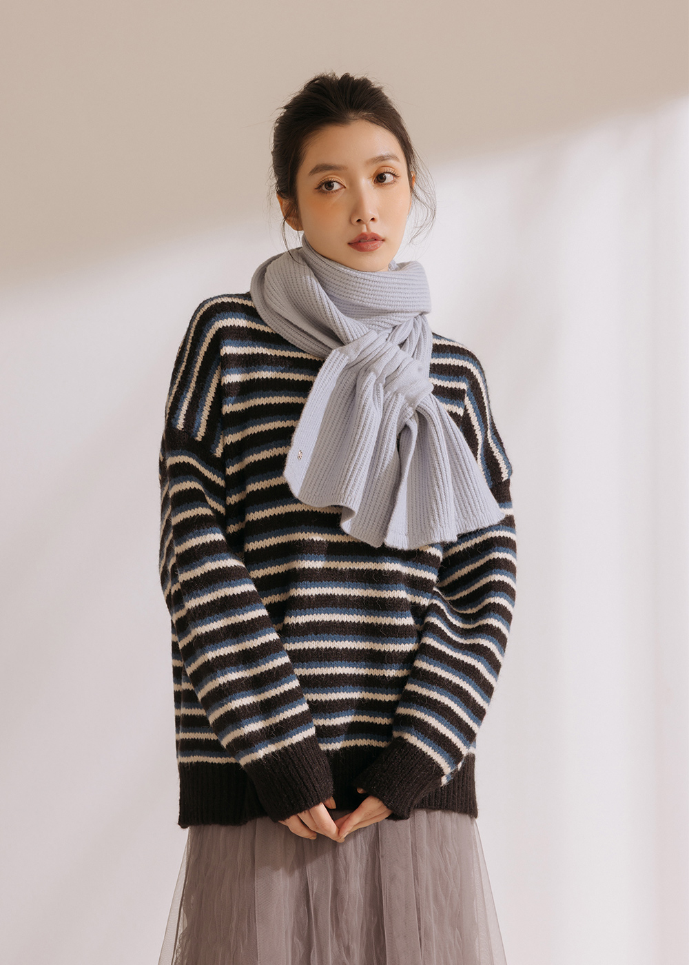 經典好搭針織圍巾