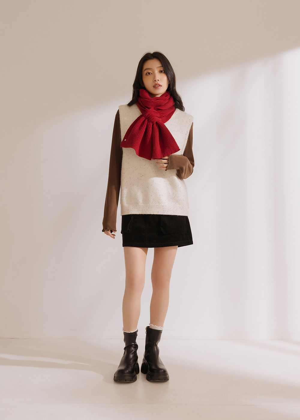 經典好搭針織圍巾