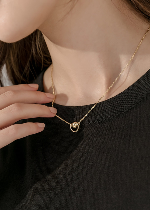 韓國精緻緊緊相繫項鍊